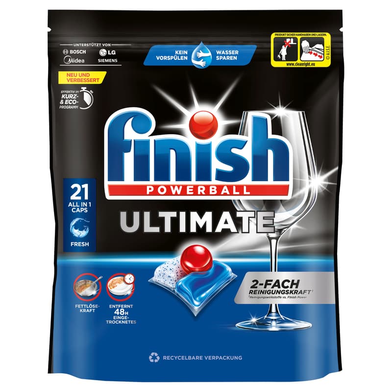 Finish Ultimate Fresh Spülmaschinen Caps