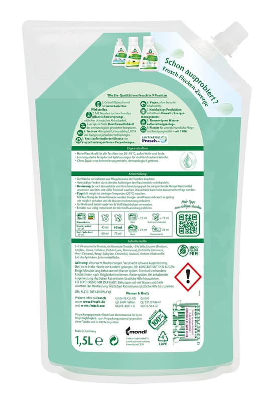 Frosch Universal Detergent 1. 5L
