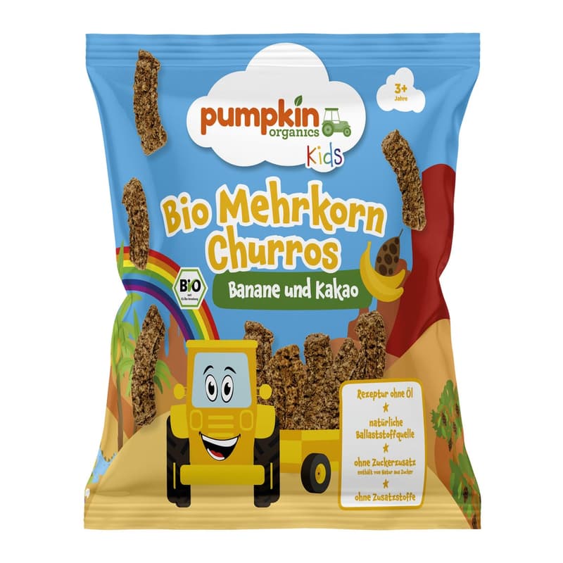 Pumpkin Organics Organic Multigrain Churros Banana & Cocoa