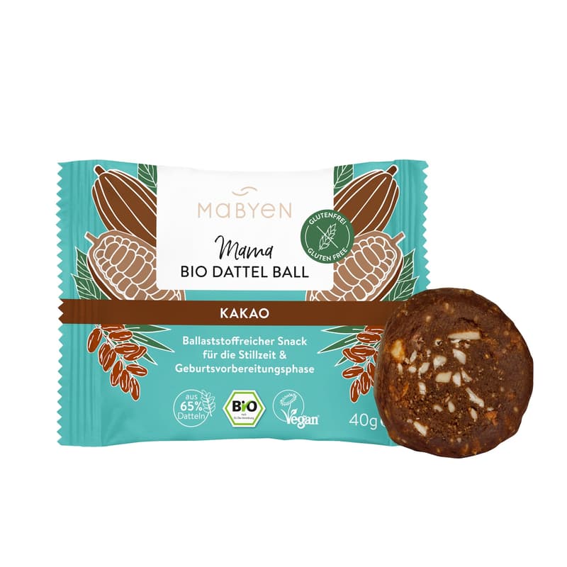 Mabyen Mama Organic Date Balls, Cocoa