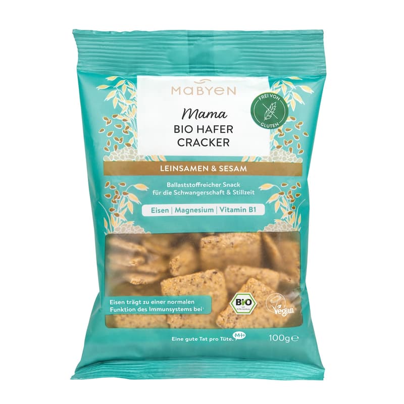 Mabyen Mama Organic Oat Cracker