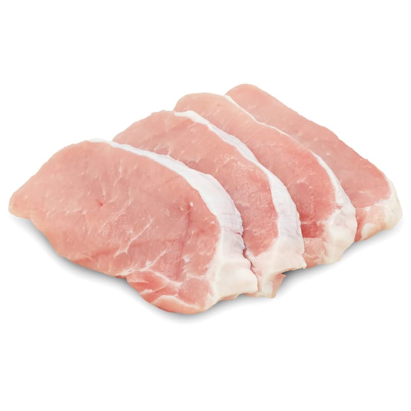 Schweinekotelett o. Knochen in Scheiben