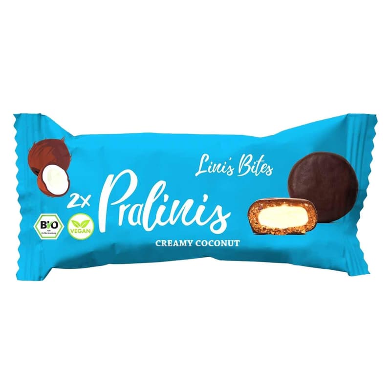 Lini's Bites BIO Creamy Coconut Pralinis glutenfrei