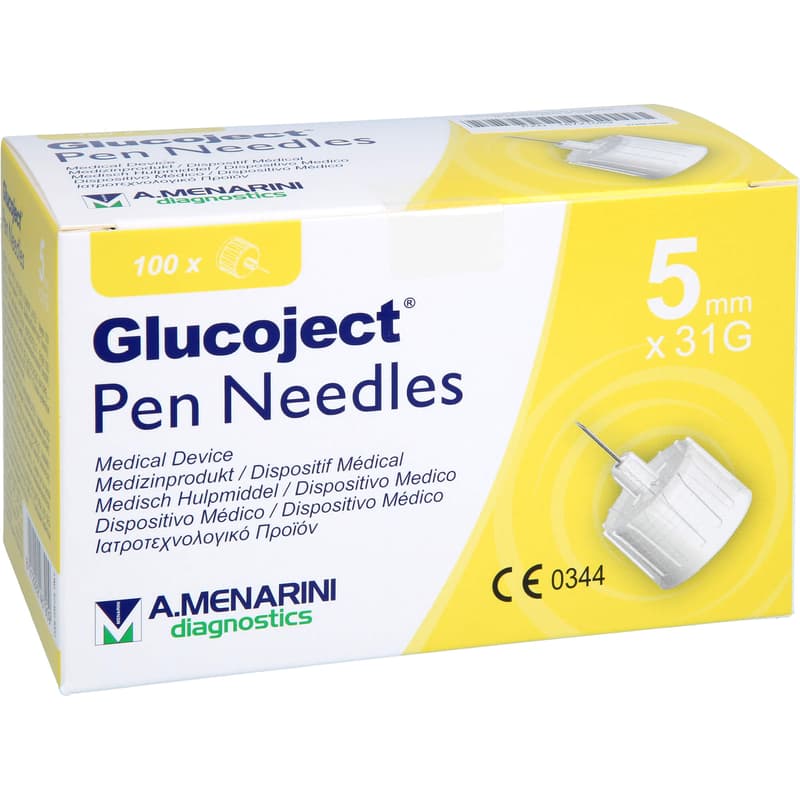 GLUCOJECT Pen-Nadeln 31 Gx5 mm 0,25 mm