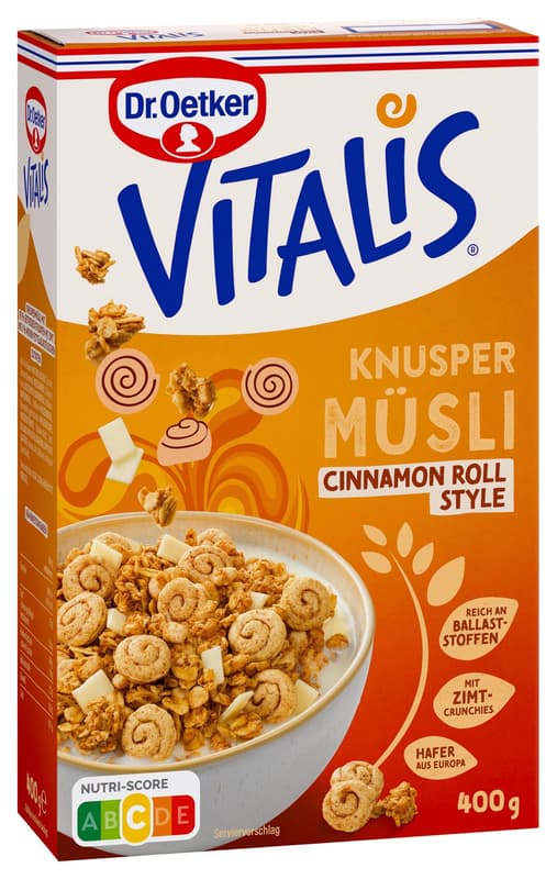 Vitalis Knusper Müsli Cinnamon Roll