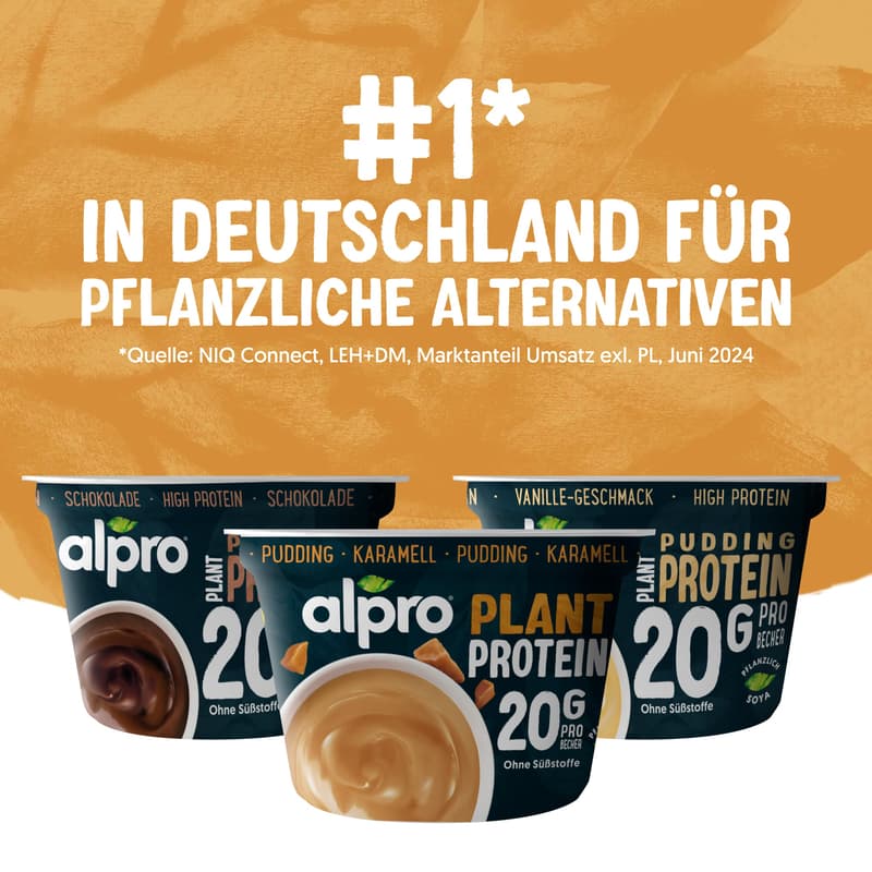 Alpro Pudding Soja Caramel High Protein