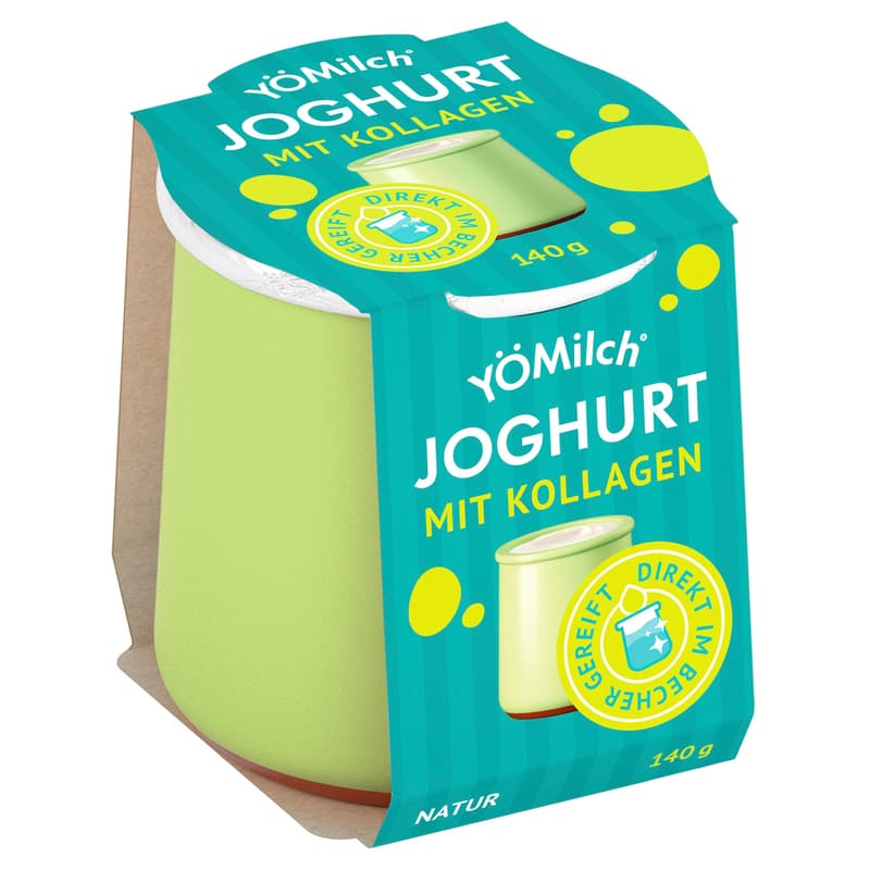 YOMilch Kollagen Joghurt Natur 3,8% Fett