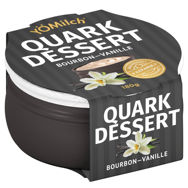 YOMilch BIO Quark Dessert mit Bourbon Vanille