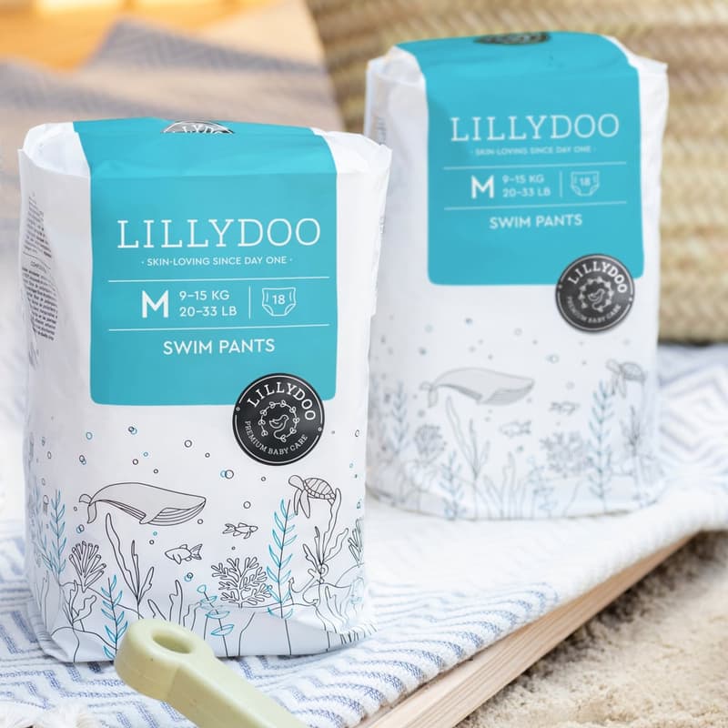 LILLYDOO Schwimmwindeln Gr. M, Single Pack, 9-15 kg