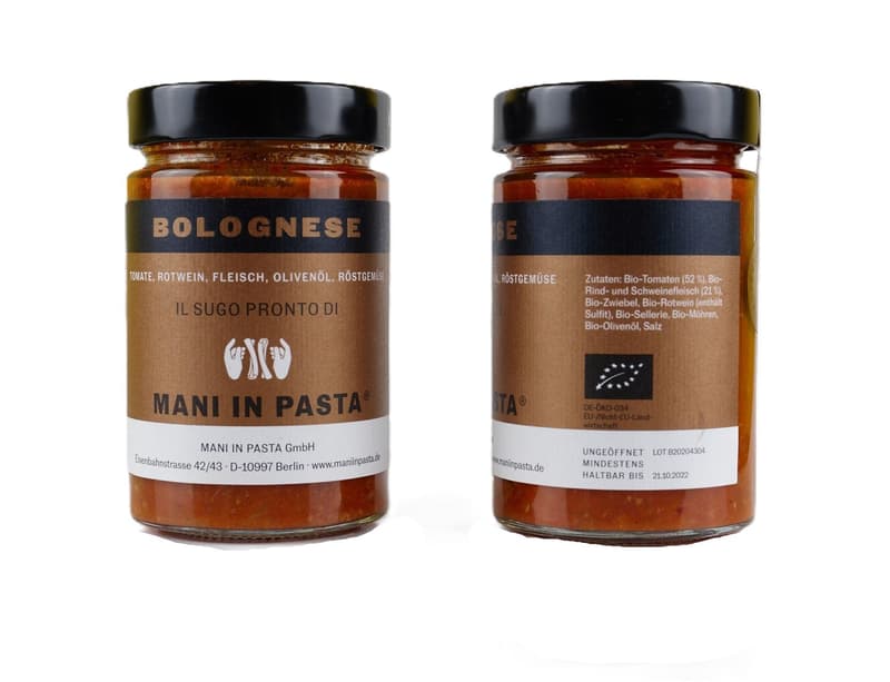 Mani in Pasta BIO Bologense