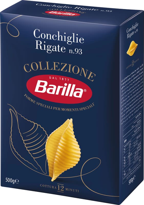 Barilla Collezione Conchiglie Rigati