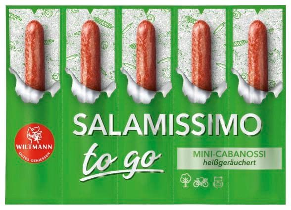 Wiltmann Mini Cabanossi heissgeräuchert