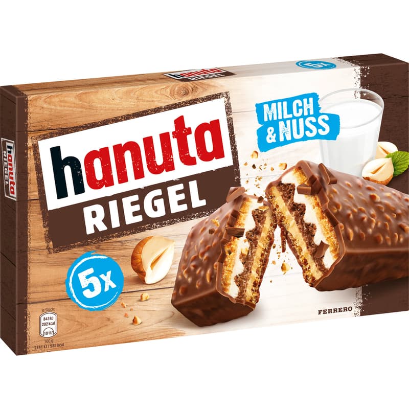 Hanuta Riegel 5 Stück