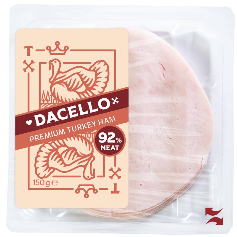 Dacello Premium Turkey Ham sliced