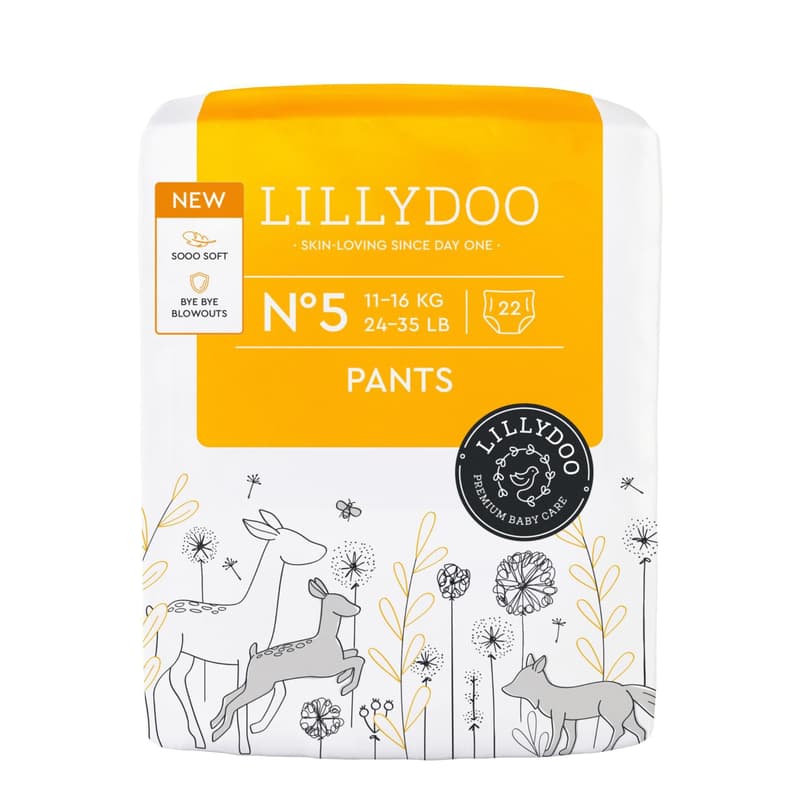 LILLYDOO Pants size 5, single pack, 11-16 kg
