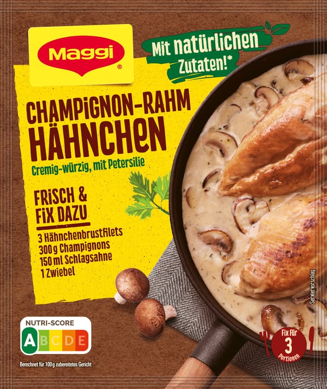 Maggi Fix Champignon Rahm Hähnchen
