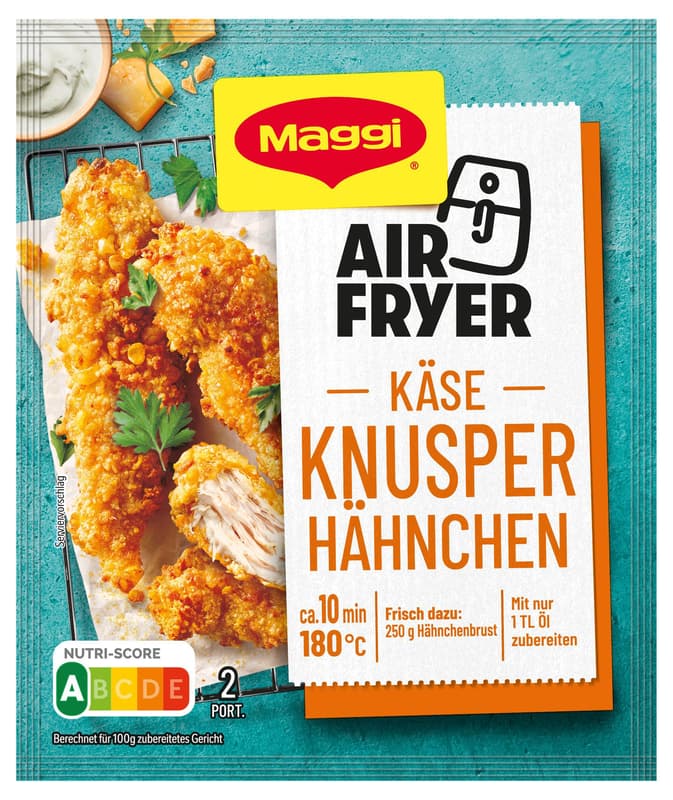 MAGGI FIX Maggi Airfryer Knusper Hähnchen Käse