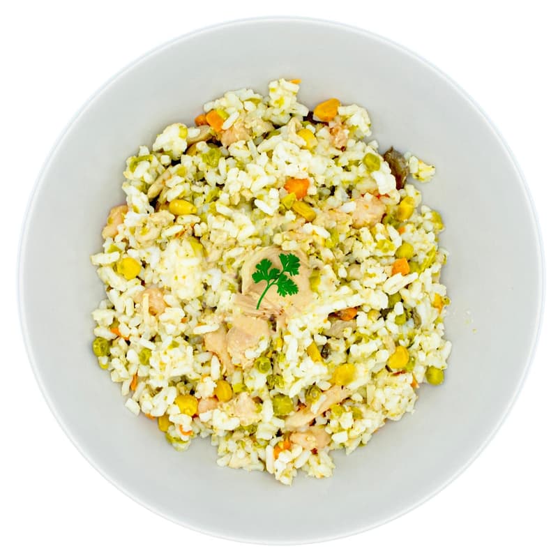 Pappudia Hühnerrisotto nach mediterraner Art
