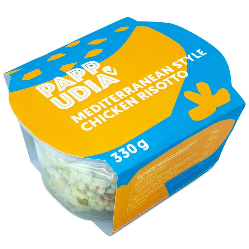 Pappudia Hühnerrisotto nach mediterraner Art