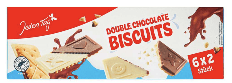 Jeden Tag Double Chocolate Biscuits