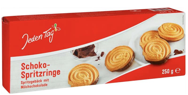 Jeden Tag Schoko-Spritzringe