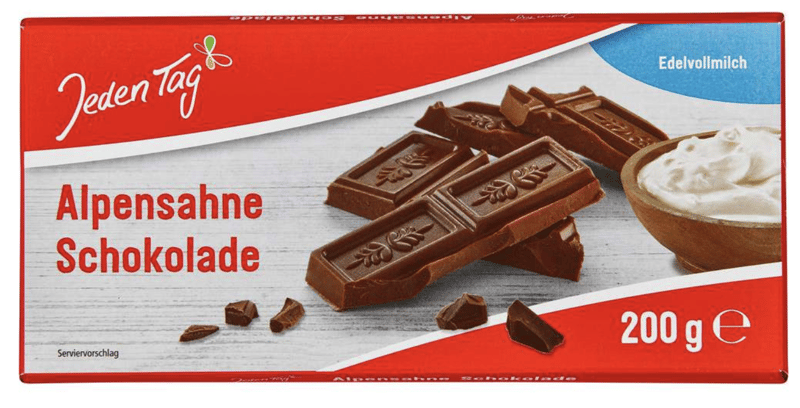 Jeden Tag Schokolade Alpensahne