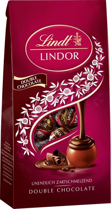 Lindt LINDOR Beutel Double Choc