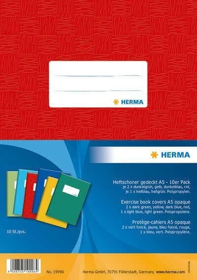 Herma Heftschoner covered 6 colors DIN A5 10 pieces