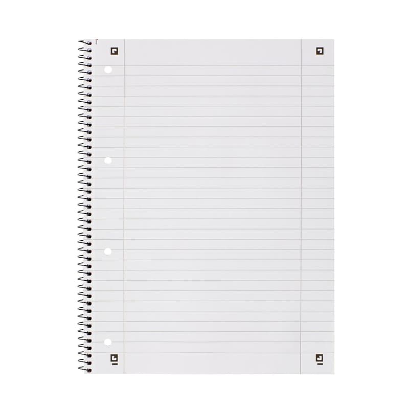 Oxford Collegeblock Lineatur 27 liniert mit Doppelrand 80 Blatt 90g/m² DIN A4