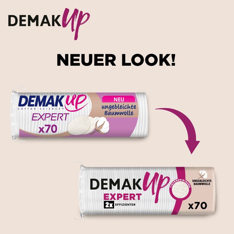 Demak'Up sensitiv Wattepads Expert Rund