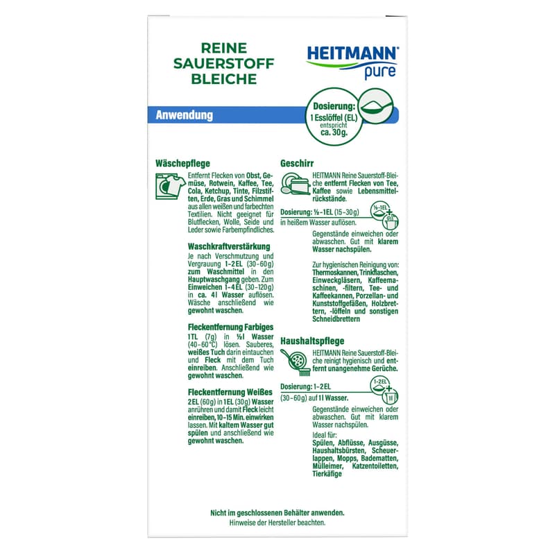 Heitmann Pure Reine Sauerstoff-Bleiche 350g