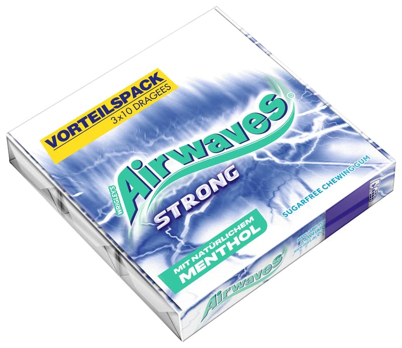 AIRWAVES® STRONG Multipack (3x10) Dragees