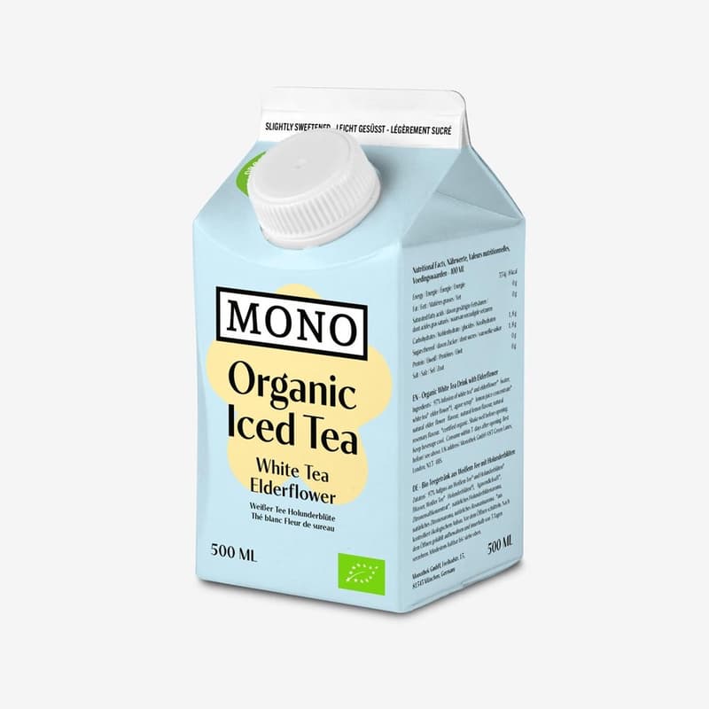 Mono Bio Eistee Weißer Tee Holunderblüte