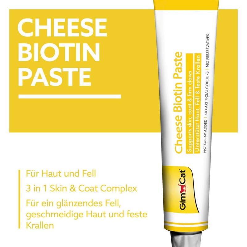 GimCat Cheese-Biotin Paste 50g