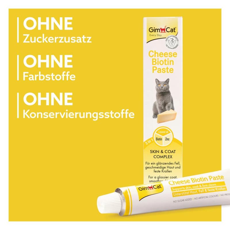 GimCat Cheese-Biotin Paste 50g
