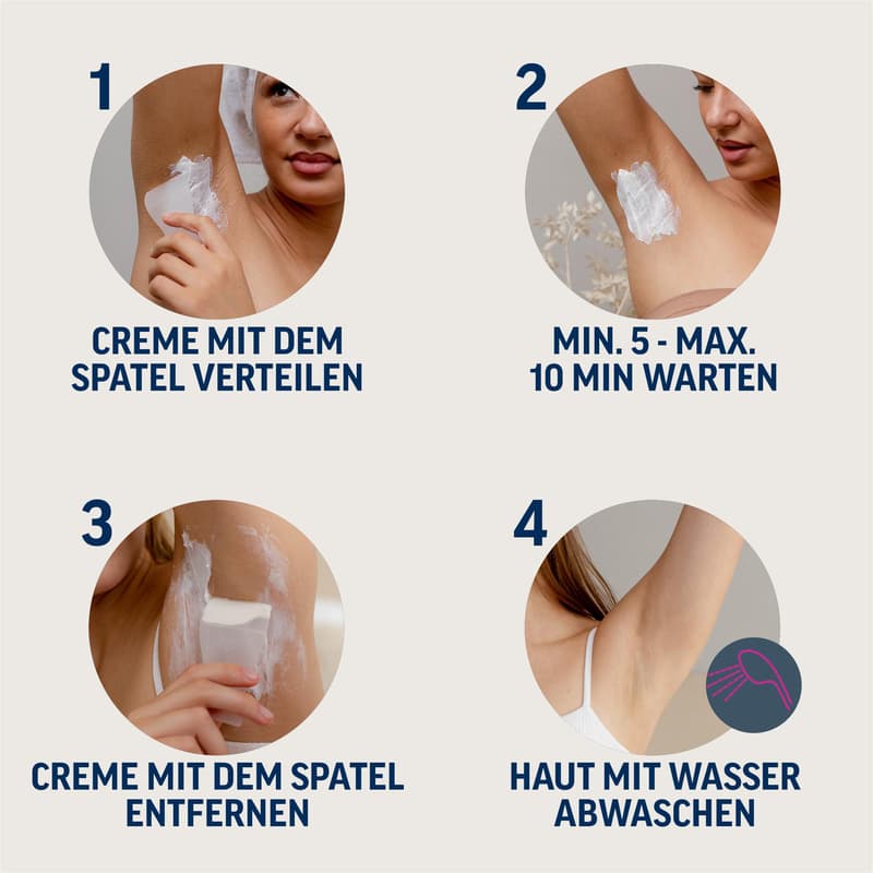 Veet Pure Haarentfernungscreme Bikinizone & Achseln, 100 ml 