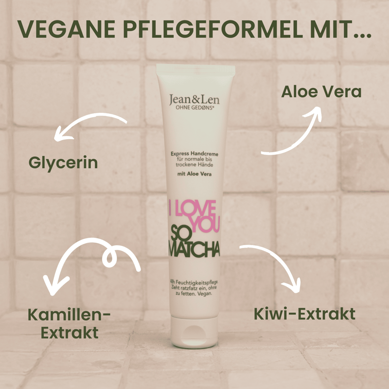 Jean&Len Hand Cream So Matcha