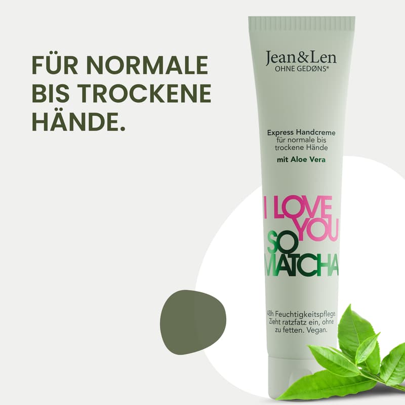 Jean&Len Hand Cream So Matcha