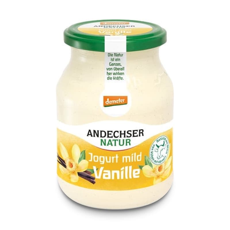 Andechser BIO DEMETER Joghurt Vanille 3.8% (MEHRWEG)