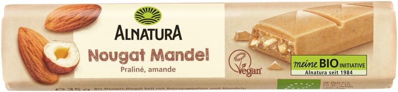 Alnatura BIO Nougat Mandel Riegel vegan