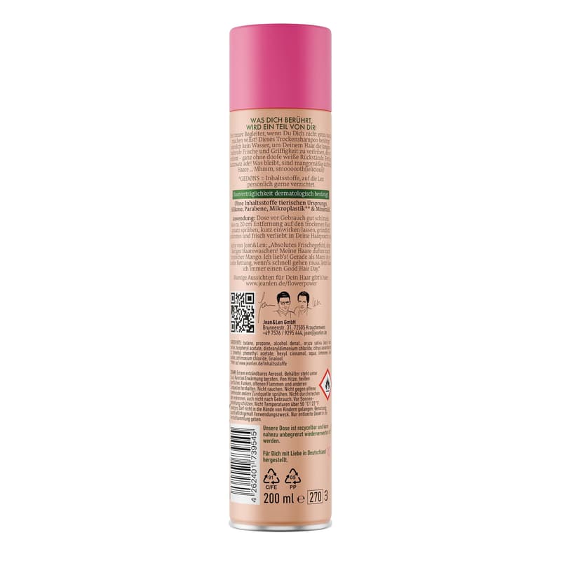 Jean&Len Trockenshampoo fresh mango mood