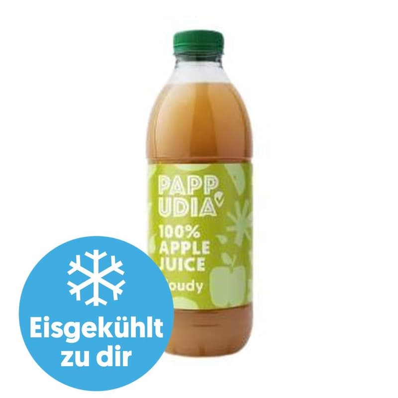 PAPPUDIA  Apfelsaft 100%  1L - gekühlt (EINWEG)
