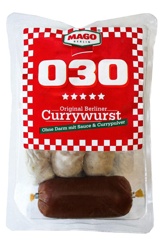 mago Original Berlin Currywurst without skin with 120 ml currysauce