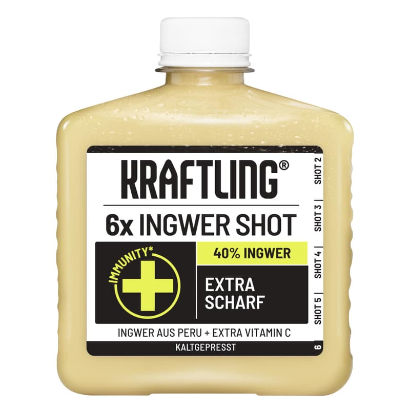 Kraftling Flachmann Ingwer Extra Strong 360ml - Drache