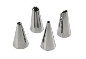 ZENKER Spritzbeutel PATISS 4Tüllen INOX