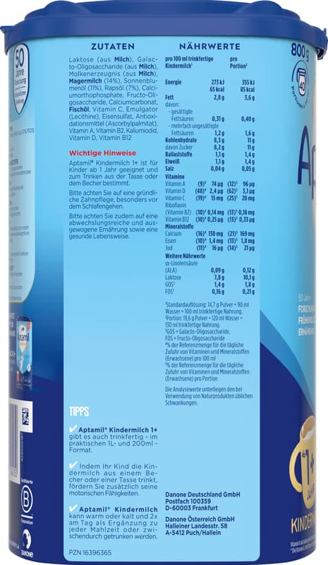 APTAMIL Pronutra childrensmilk 1+