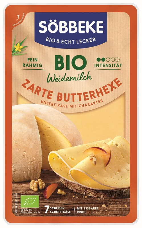 Bio Zarte Butterhexe50% Fett i. Tr. Scheiben 8 x 110 g