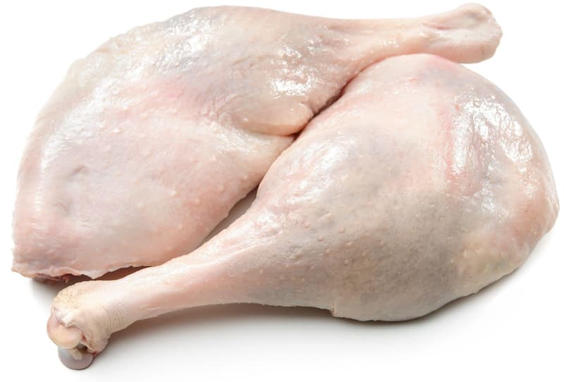Gefrorene Entenkeulen mit Haut und Knochen, 2 Stück