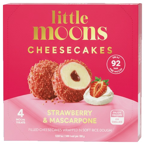Little Moons Mochi Strawberry & Mascarpone Cheesecake