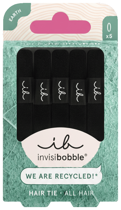 invisibobble HAIR TIE Black 5pcs